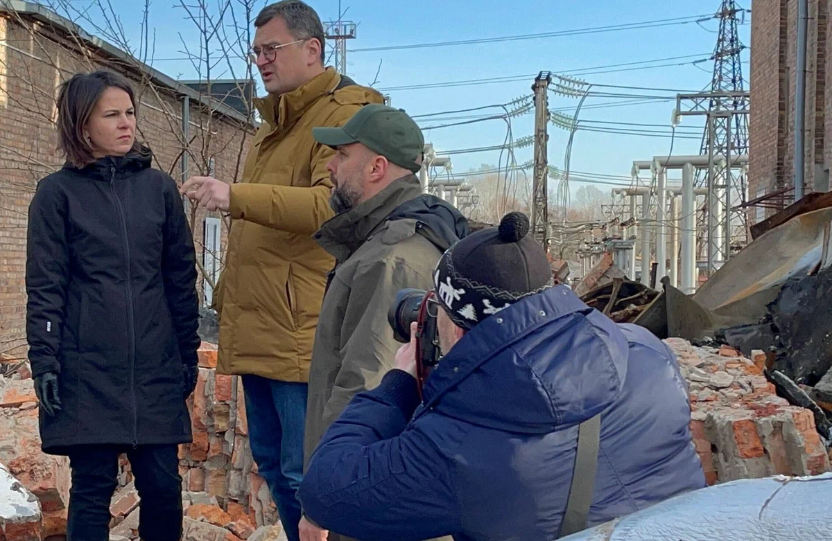 Глава МИД ФРГ Анналена Бербок нанесла визит в Харьков. Ну, не ждали!