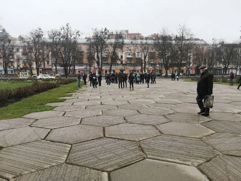 У Полтаві підприємці влаштували мітинг