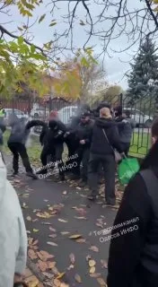 В Одессе ТЦКашники схватили курьера, но ему на помощь бросились мимо проходившие граждане