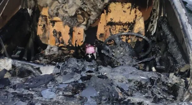 Подпольщики из движения «Украина против» сожгли автомобиль ВСУ в Киевской области