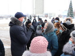 У Сумах знову протестували проти високих тарифів