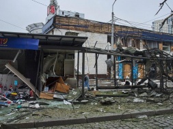 В Киеве на Лукьяновке после прилётов «гераней» хорошенько погуляли местные мародёры