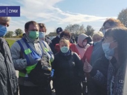 Жители Степановки митингуют против повышения цен на маршрутки