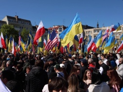 В польском Вроцлаве состоялся крупный протест украинских беженцев, но его в упор не заметили все европейские СМИ