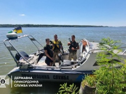 Украинец пытался спастись от мобилизации на подводном скутере, но не получилось