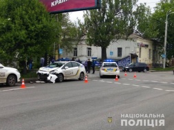 В Полтаве полицейские по пути на вызов попали в ДТП. Есть пострадавшие