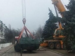 В Павлограде снесли памятник легендарному танку ИС-3