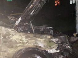 В Киеве бывший ВСУшник поджег авто «героя Украины» в день его рождения