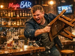 На Ивано-Франковщине мужчина потребовал в баре включить ему русскую музыку и в ответ на отказ устроил погром