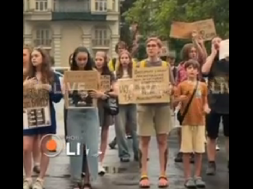В Киеве под проливным дождём прошла очередная акция в поддержку Фёдорова
