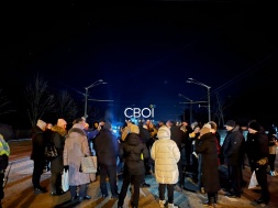 В Кривом Роге жители перекрыли дорогу из-за 2-х суточного блэкаута