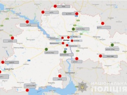 На границах Днепропетровской области полиция установила блокпосты