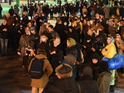 Одесситы перекрыли дороги в знак протеста против отключения света