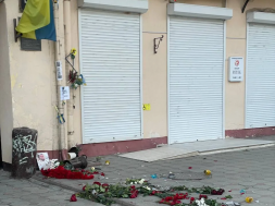 В Одессе неизвестные разгромили самодельный мемориал нацисту Ганулу