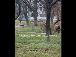 В Киеве ТЦКашника залили газом из баллончика, и правильно сделали