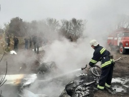 На Полтавщині впав гелікоптер, є загиблі