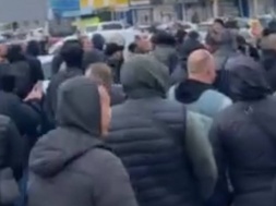 В Одессе на рынке «7-й километр» граждане взбунтовались против произвола ТЦКашников