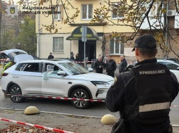 В Печерском районе Киева произошёл взрыв электромобиля