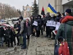 У Полтаві перед сесією облради пройшов «тарифний протест»