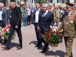 У Запоріжжі відбувся мітинг пам'яті, присвячений Дню Перемоги