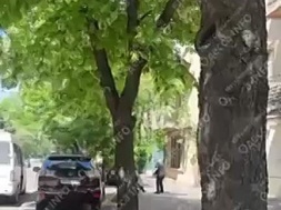 В Одессе ТЦКашник наехал на мужчину за то, что тот помешал ему бусифицировать очередного бедолагу