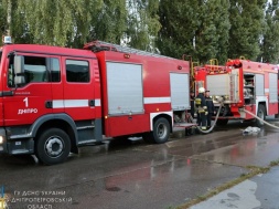 Под Днепром горело предприятие