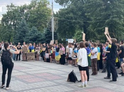 Акции протеста против закона о НАБУ и САП продолжаются, их лозунги радикализируются