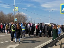 У Полтаві підприємці влаштували акцію протесту