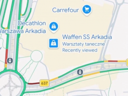 В Польше на картах Google Maps «неизвестные» украинцы переименовали культовые места Варшавы, дав им бандеровские названия