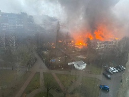 В Броварах вертолёт с руководством МВД рухнул на детский садик