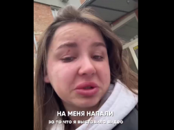 В Никополе две неадекватки избили женщину за то, что она опубликовала видео с антидроновыми сетями