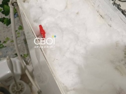 В Кривом Роге жители используют в унитазах снег вместо воды