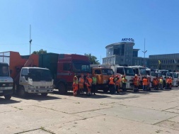 В Сумах снова митингуют мусорщики