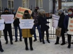 В Сумах снова протестовали бывшие машиностроители