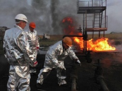 На Сумщине воры устроили масштабный пожар на газовой скважине