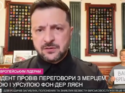Скандал на украинском ТВ: сурдопереводчица показала в экран табличку с надписью: «Вам врут»