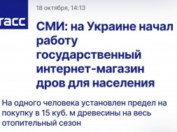 В Украине уже можно купить дрова онлайн, но как это сделать без электричества?