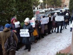 Сумские фрунзенцы снова митингуют