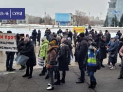 У центрі Сум мітингували підприємці