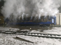 Под Полтавой в поезде сгорели два человека