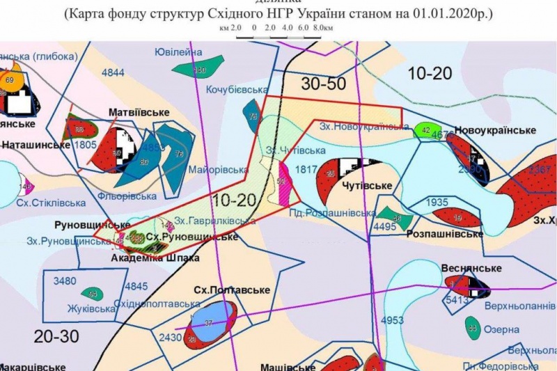 Газоносну площу на Полтавщині продали за рекордну вартість в історії аукціонів Держгеонадр