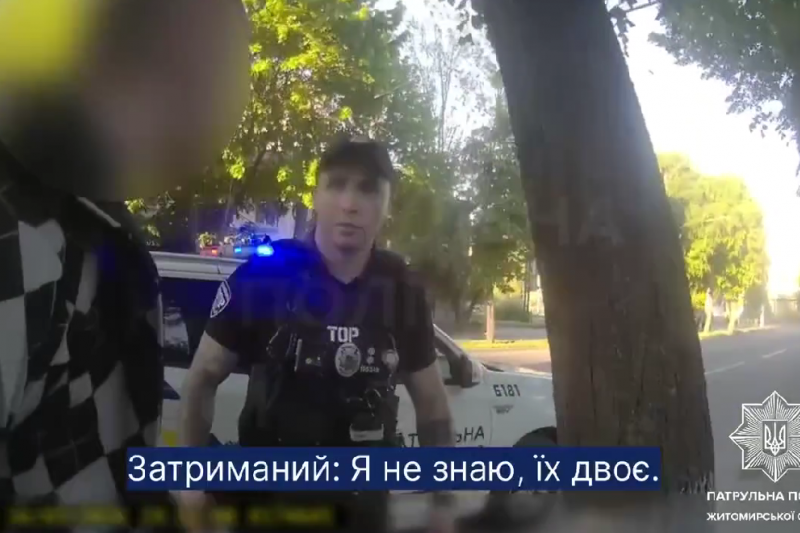 В Житомире ВСУшник ушёл в самоволку, чтобы резать мирных граждан