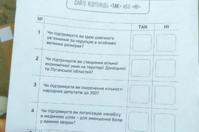 “Пять вопросов от Зеленского” в Запорожье не пользуются популярностью