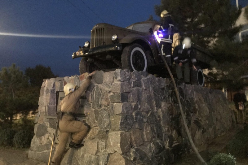 В Запорожской области загорелся памятник