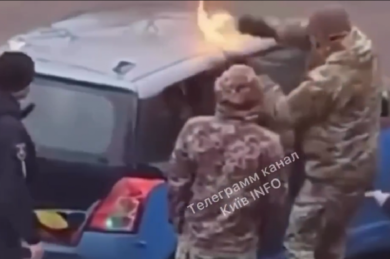 ТЦКашники залили в салон авто газ и подожгли его, но расследование не выявило нарушений