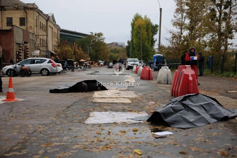 В Харькове на блошином рынке ВСУшник метнул гранату в толпу людей
