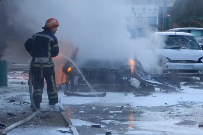 В Энергодаре снова произошёл теракт. Взорван автомобиль