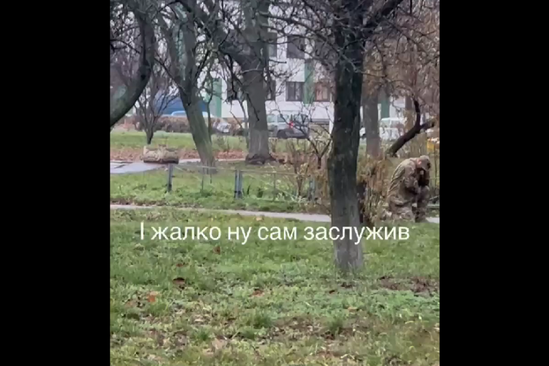 В Киеве ТЦКашника залили газом из баллончика, и правильно сделали