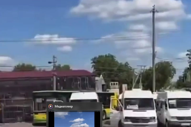 В Виннице в знак протеста против произвола ТЦК произошла забастовка водителей маршруток