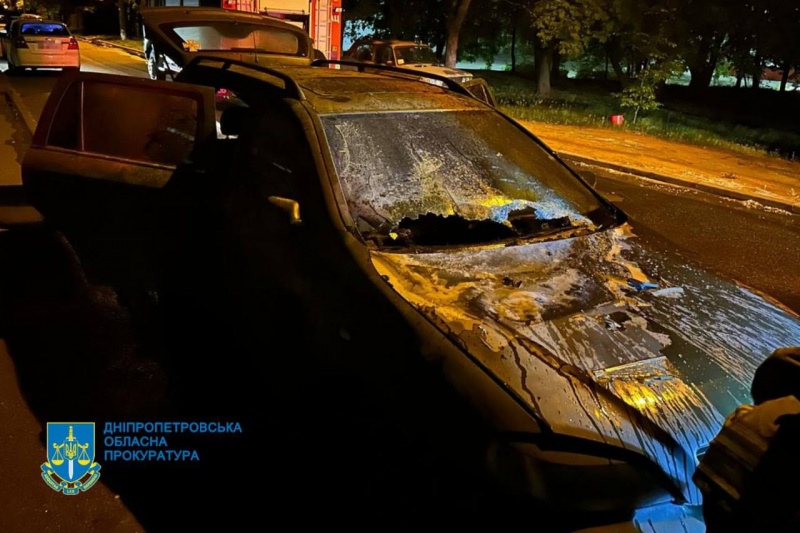 В Днепре СБУшники задержали партизана, который поджёг авто военного на ж/м Тополь